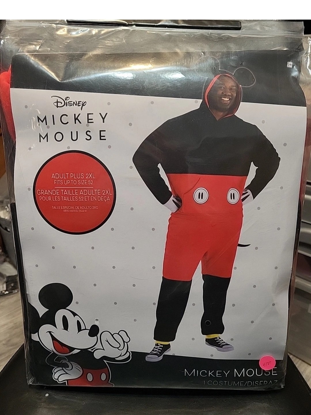 Disney MICKEY MOUSE Adult Plus XXL (Jacket Size 52) 3 Pcs Costume #4127 #4114